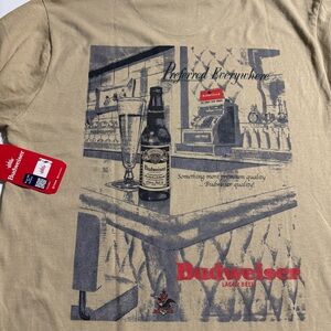 Budweiser Graphic Mens T-Shirt
Size Medium, Brand New with Tags